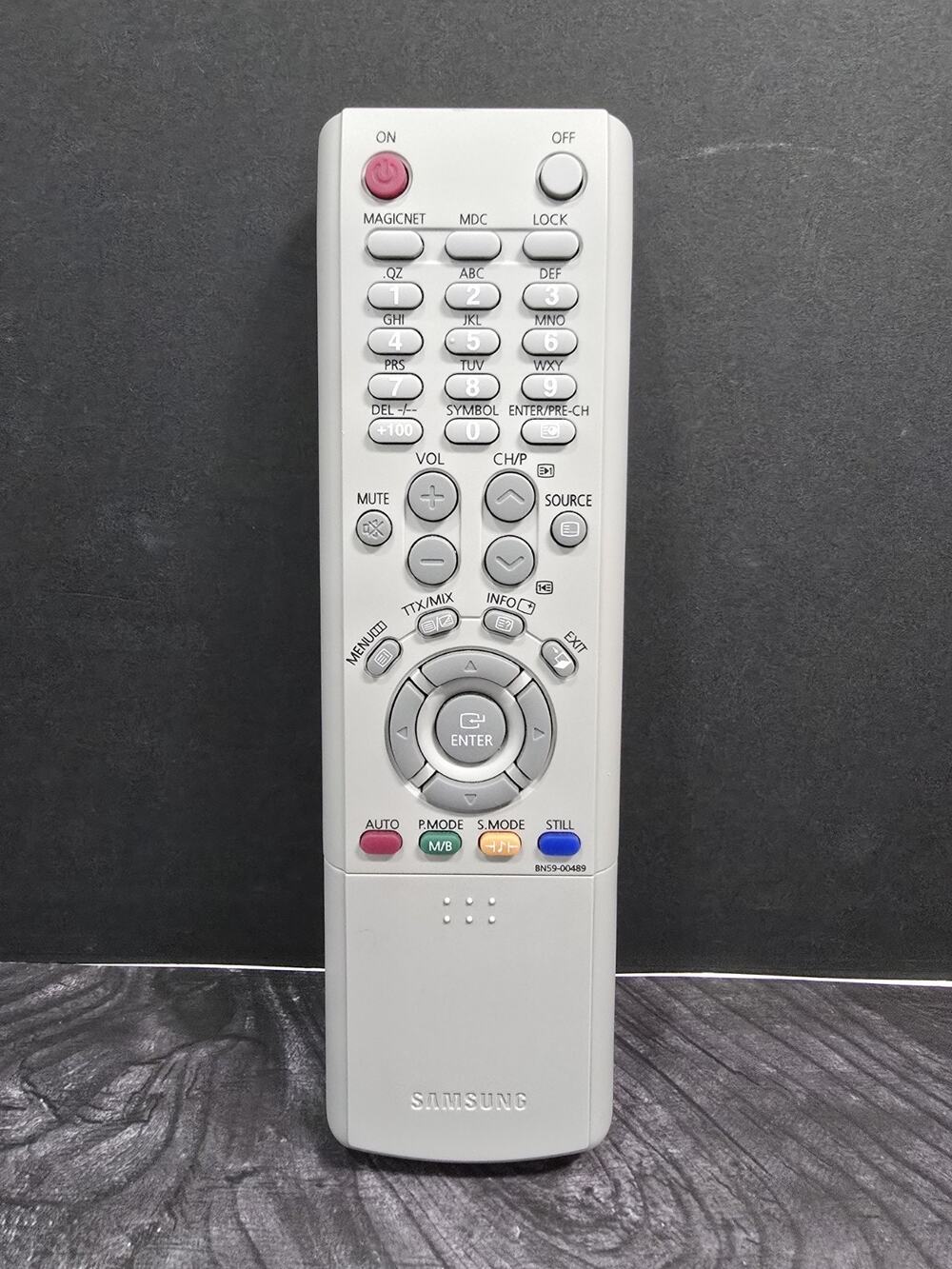 Genuine OEM Samsung Remote Control BN59-00489 BN59-00489A Plasma LCD TV Tested